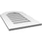 Ekena Millwork Octagonal Top Surface Mount PVC Gable Vent w/ 3-1/2"W x 1"P Standard Frame, 16"W x 26"H GVPOT16X2601SN - alternate 4